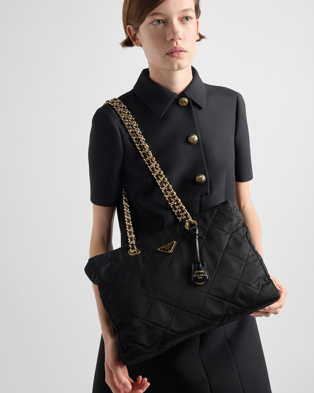 Prada Re-Edition 1995 Chaîne Large Re-Nylon Bag - Image 7